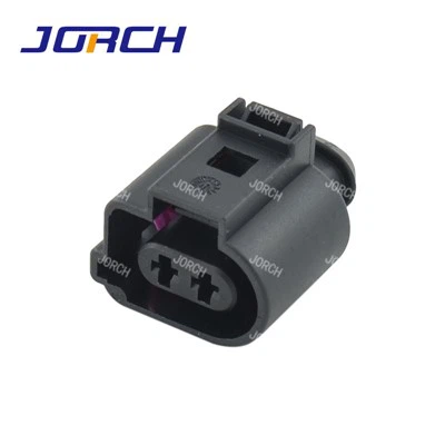 Conector automático de fiação elétrica automotiva à prova d'água fêmea de 2 pinos Conector automático à prova d'água 1J0973722A DJ7025BA-3.5-21