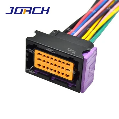 Conector de chicote de fios automático ECU de 24 vias, placa de computador CNG, óleo para plugue de gás DJ7241-1.5/2.8-21