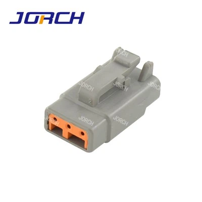 Acoplamento impermeável fêmea do conector DTM do fio de Deutsch DTM dos conectores de 3 pinos06-3S