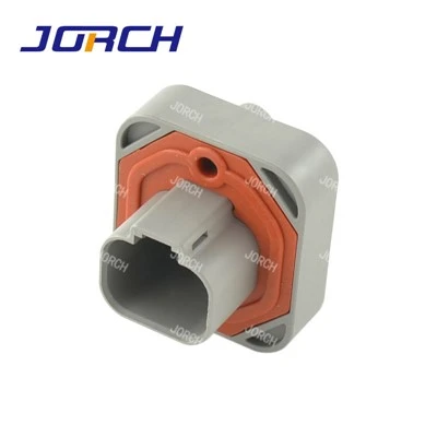 DT15-4P Conector de 4 pinos Placa de circuito PCB à prova d'água Conectores automotivos retos DT15-4P