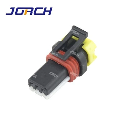 Soquete fêmea de chicote de fios de 3 vias DJ7032-0.6-21 Plugue de conector automático à prova d'água 1-936527-2